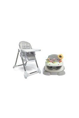 Baby Bug Pebble with Grey Spot Highchair